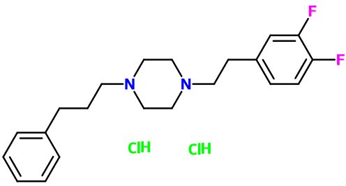 (image for) MC080248 Piperazine, 1-[2-(3,4-difluorophenyl)ethyl]-4-(3-phenylpropyl)-, dihydrochloride